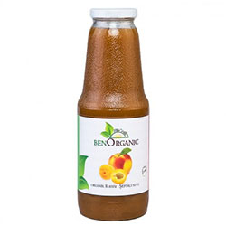 BenOrganic Organik Şeftali Kayısı Suyu 1L