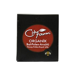 City Farm Organik Bal+Arısütü+Polen 240gr