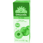 City Farm Organik Elma Suyu 1L (Kutu)