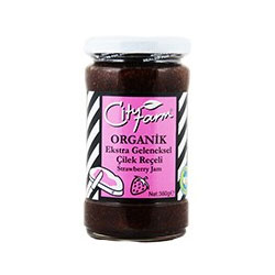 City Farm Organik Çilek Reçeli 360gr