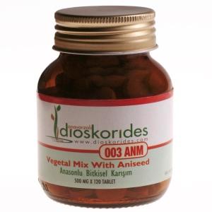 Dioskorides Anemi Rahatsızlığının Tedavisine Yardımcı Bitkisel Tablet 003 ANM