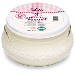 Elta-Ada Organik Yoğurt (Yarım Yağlı) 750gr Cam Kase