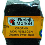 Ekoloji Market Organik Reyhan (Mor Fesleğen) 50gr