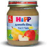 HiPP Armutlu Elma Püresi Kavanoz Maması 125gr
