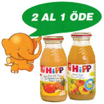 HiPP Elma Ananas Muz Suyu +C Vitamini (Kayısı Suyu HEDİYE) 200ml