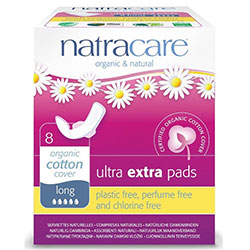 Natracare Organik Ped (Kanatlı, Long) 10 adet