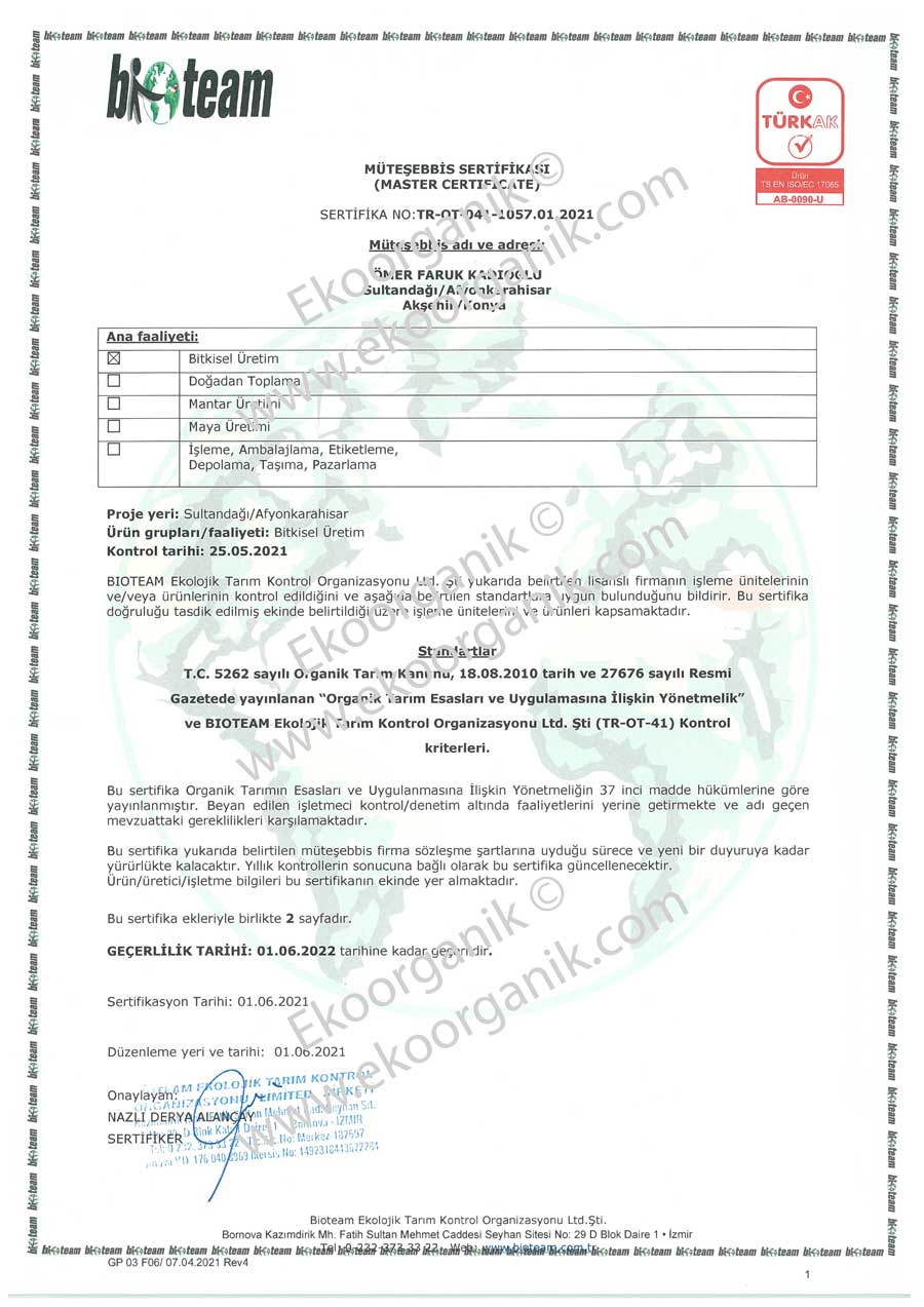 ekoorganik organic certificate ekoorganik