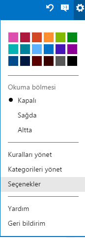 Outlook.com ayarlar