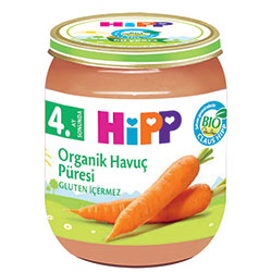 HiPP Organik Havuç Püresi Kavanoz Maması 125gr