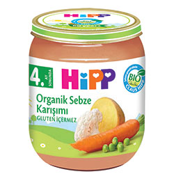 HiPP Organik Sebze Karışımı Kavanoz Maması 125gr