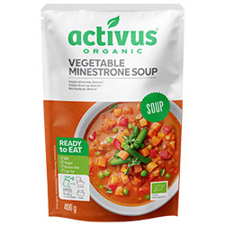 Activus Organik Sebzeli Minestrone Çorbası 400ml