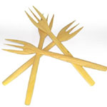 Wooden Handmade Boxwood Fork