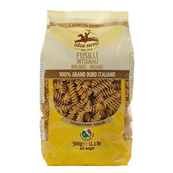 Alce Nero Organic Pasta (Whole Wheat Fusilli) 500g