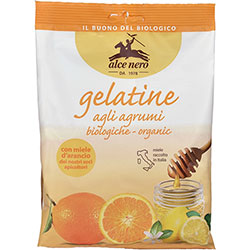 Alce Nero Organic Orange & Lemon Flavoured Jelly Sweets 100g