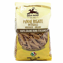 Alce Nero Organic Pasta (Whole Wheat Penne) 500g