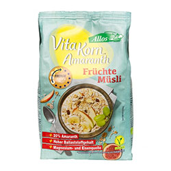 Allos Organik Amarant Meyveli Müsli 375gr