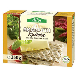 Allos Organic Amaranth Crispbread 250g