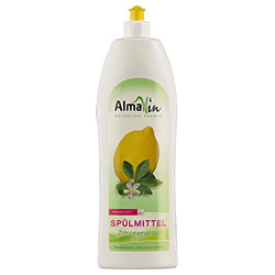 AlmaWin Organik Sıvı Elde Bulaşık Deterjanı  Limonlu  1L