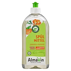 AlmaWin Organik Sıvı Elde Bulaşık Deterjanı  Yalancı İğde özlü  Mandalina Kokulu  500ml