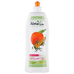 AlmaWin Organic Washing up Liquid  Scent Sallowthorn Mandarin  500ml