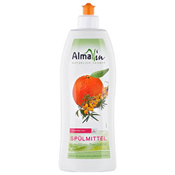 AlmaWin Organic Washing up Liquid (Scent Sallowthorn Mandarin) 500ml