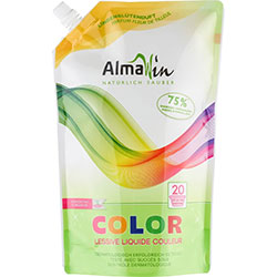 Almawin Organic Liquid Laundry Color Detergent (Lime blossom) 1,5L Eco-pack