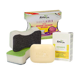 AlmaWin 2 Eco Sponge  Free Stain Remover Soap  100g