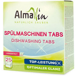 AlmaWin Organic Dishwashing Tabs 25 Tablets