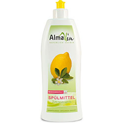 AlmaWin Organik Sıvı Elde Bulaşık Deterjanı  Limonlu  500ml