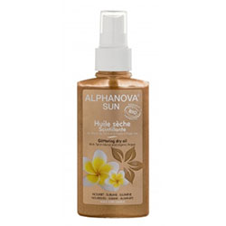 Alphanova Organic Sun Glittering Dry Oil 125ml