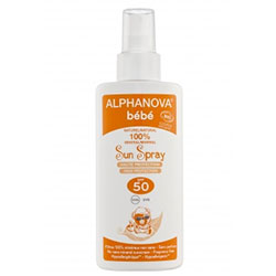 Alphanova Organic Sun Milk Spray BABY SPF 50 125g