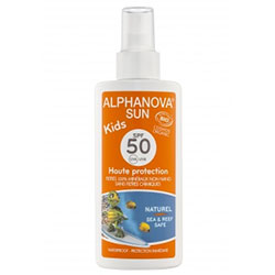 Alphanova Organic Sun Milk Spray KIDS SPF 50 125g