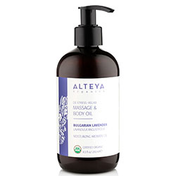 Alteya Organic Massage & Body Oil  Bulgarian Lavender  250ml