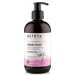 Alteya Organic Liquid Soap  Geranium Rose  250ml