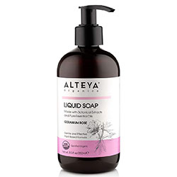 Alteya Organic Liquid Soap (Geranium Rose) 250ml