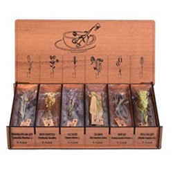 ARAZİ Organic Tea Box 6x6  Sage  Matricaria Recutita  Wiyd Thyme  Linden  Blue Tea  Mountain Sage Tea 