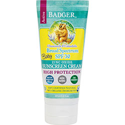 Badger Organic Baby Sunscreen Cream SPF 30 87ml