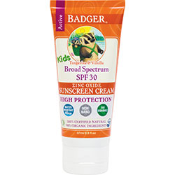 Badger Organic Kids Sunscreen Cream SPF 30 87ml