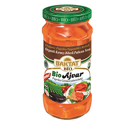 BAKTAT Organic Paprika Vegetable Relish HOT 240g