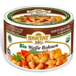 BAKTAT Organic White Beans With Tomato Sauce 400g