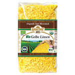 BAKTAT Organic Yellow Lentils 500g