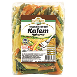 BAKTAT Organic Pasta  Penne With Vegetable  500g