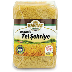 BAKTAT Organik Tel Şehriye 500gr