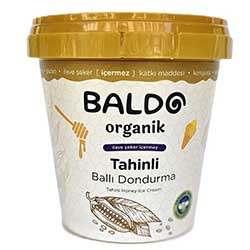 Baldo Organik Tahinli Ballı Dondurma 300g