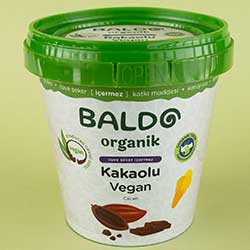 Baldo Organik Vegan Kakaolu Ballı Dondurma 300g