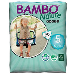 Bambo Nature Training Pants 5 (12-20Kg) 20 Pcs