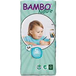 Bambo Nature Ekolojik Bebek Bezi Junior 5  12-22 kg  54 Adet