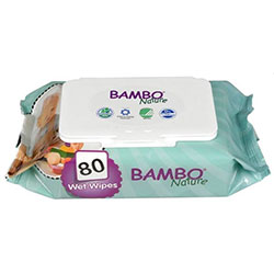 Bambo Nature Organic Baby Wipes 80Pcs