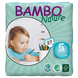 Bambo Nature Baby Diapers Junior 5  12-22 kg  27 Pcs