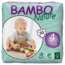 Bambo Nature Baby Diapers Maxi 4 (7-18 kg) 30 Pcs